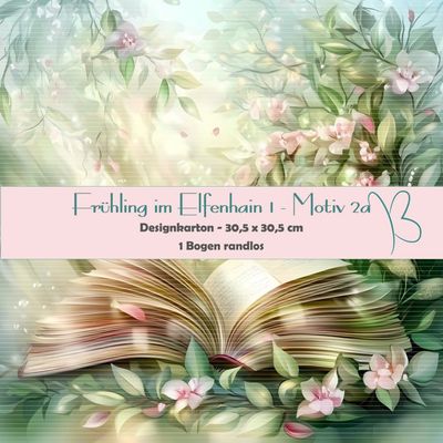Frühling im Elfenhain 1 - Motiv 2a - Designkarton - 30,5 x 30,5 cm - randlos - 1 Bogen Frühling im Elfenhain 1 - Motiv 2a - Designkarton - 30,5 x 30,5 cm - randlos - 1 Bogen