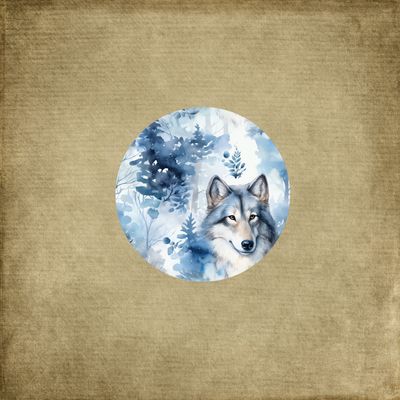 Frostiger Winterwald