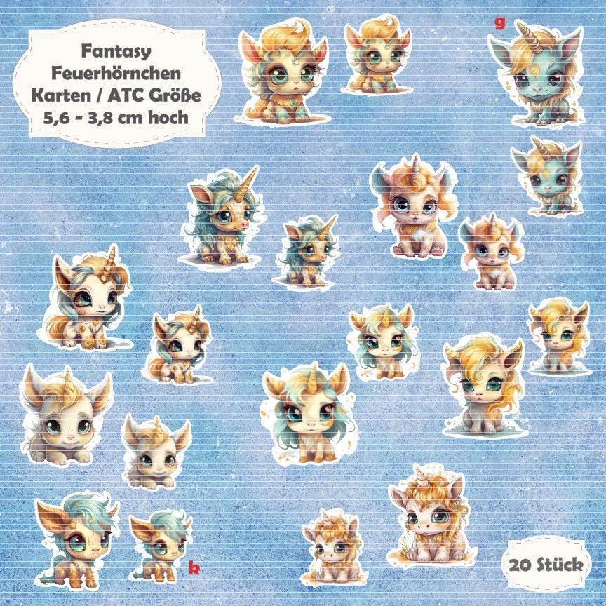 Feuerhörnchen - 300g - Karten - ATC Größe - 20 Stanzteile - Die Cuts*