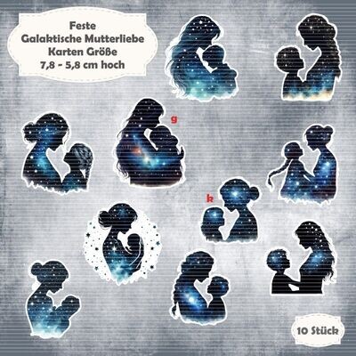 Galaktische Mutterliebe - 300g - Karten Größe - 10 Stanzteile - Die Cut*