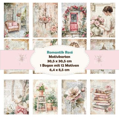 Romantik Rosé - Motivkarten - 12 Inch - mit 12 Motiven*