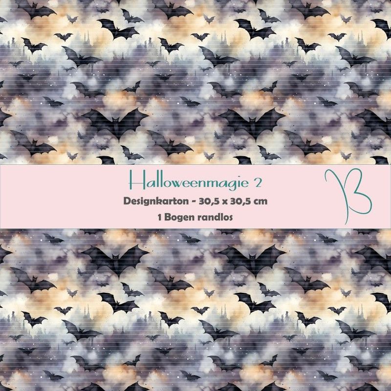 Halloweenmagie 2 - Designkarton - 30,5 x 30,5 cm - randlos - 1 Bogen Halloweenmagie 2 - Designkarton - 30,5 x 30,5 cm - randlos - 1 Bogen