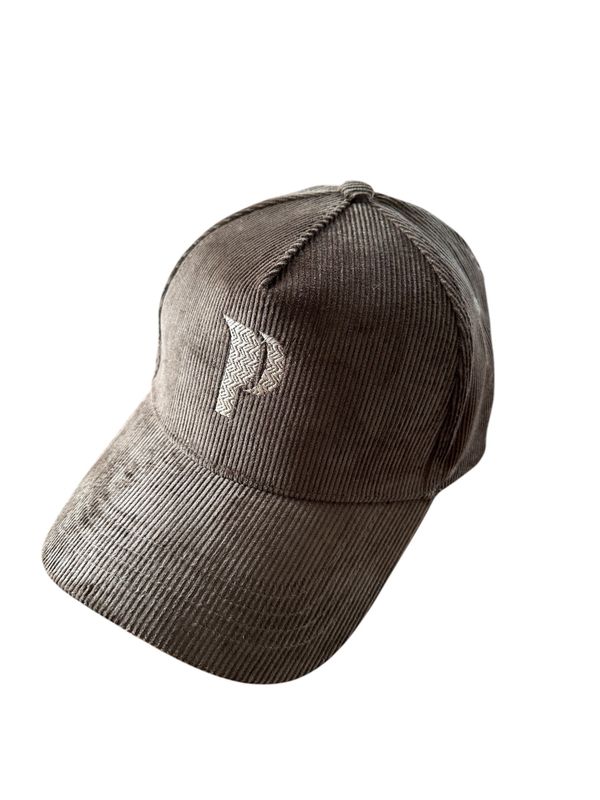 Casquette P Velours Kaki