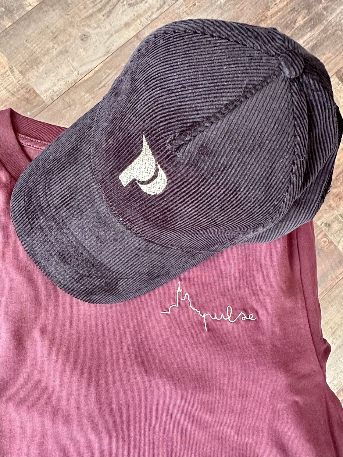 T-shirt The Line Bordeaux