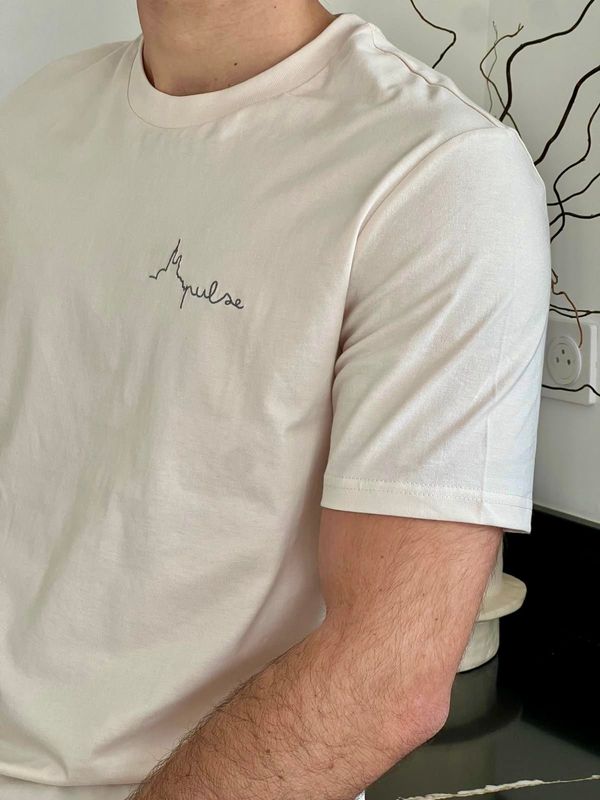 T-shirt The Line Vintage White