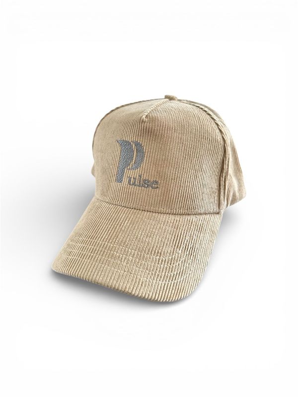 Casquette Velours Beige