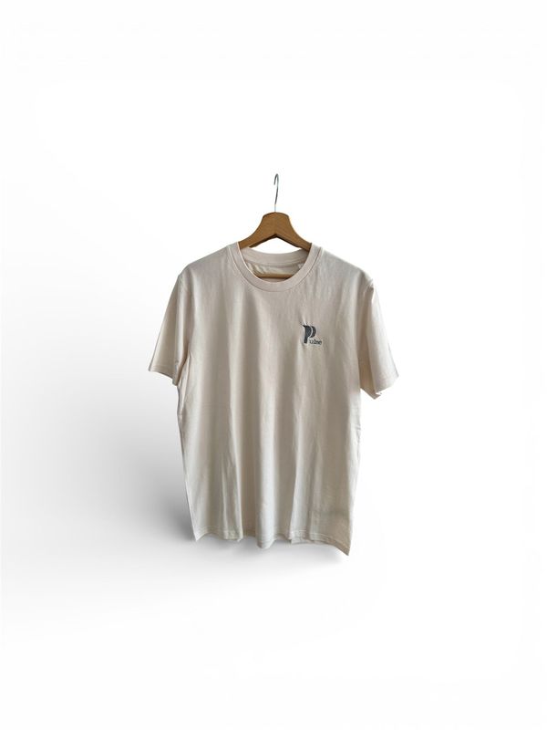 T-shirt P  Vintage White