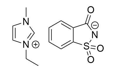 1-ethyl-3-methyl imidazolium saccharinate