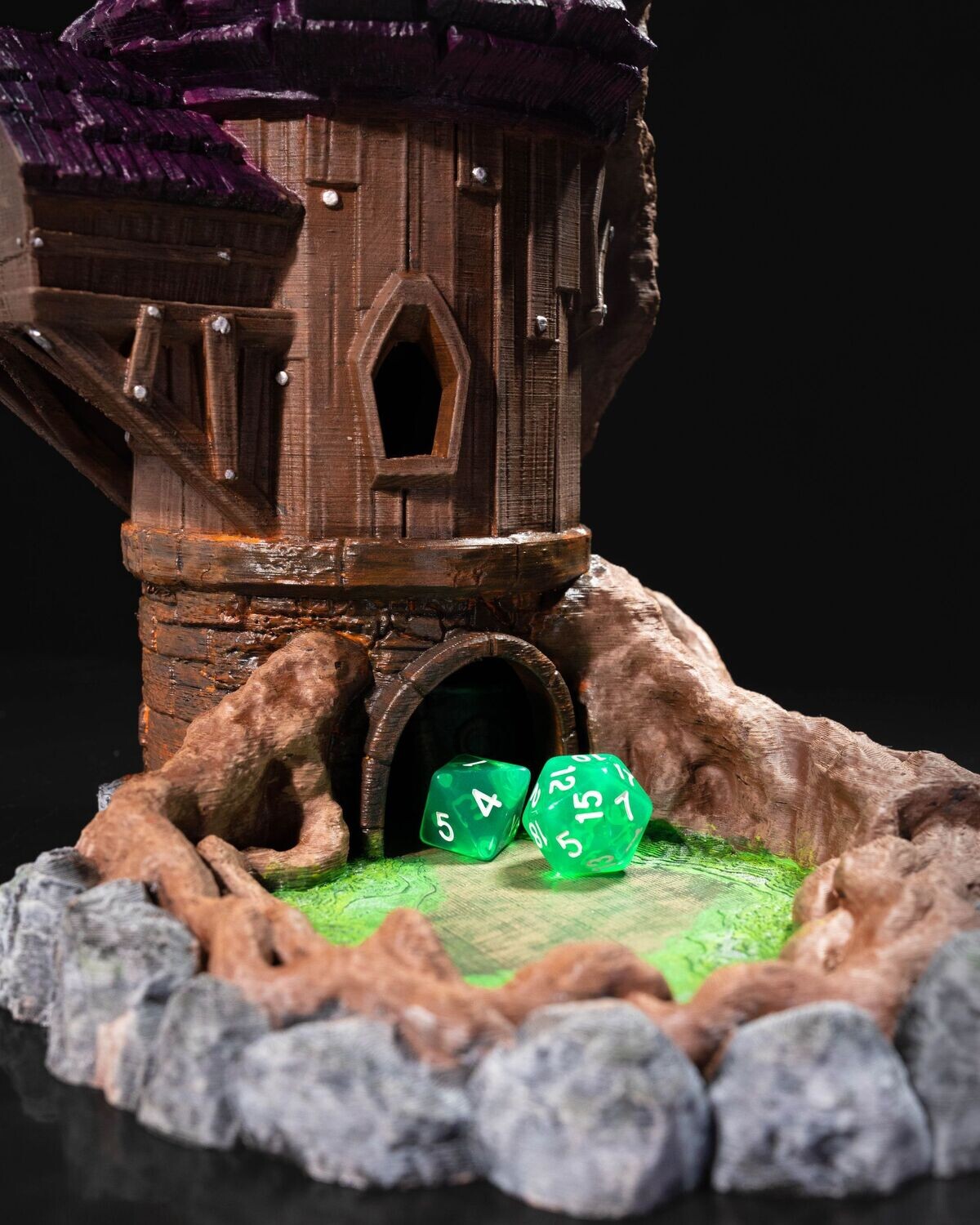 Wizard dice tower
