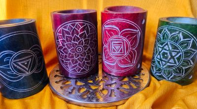 Soapstone Candle Holder/Oil Diffuser