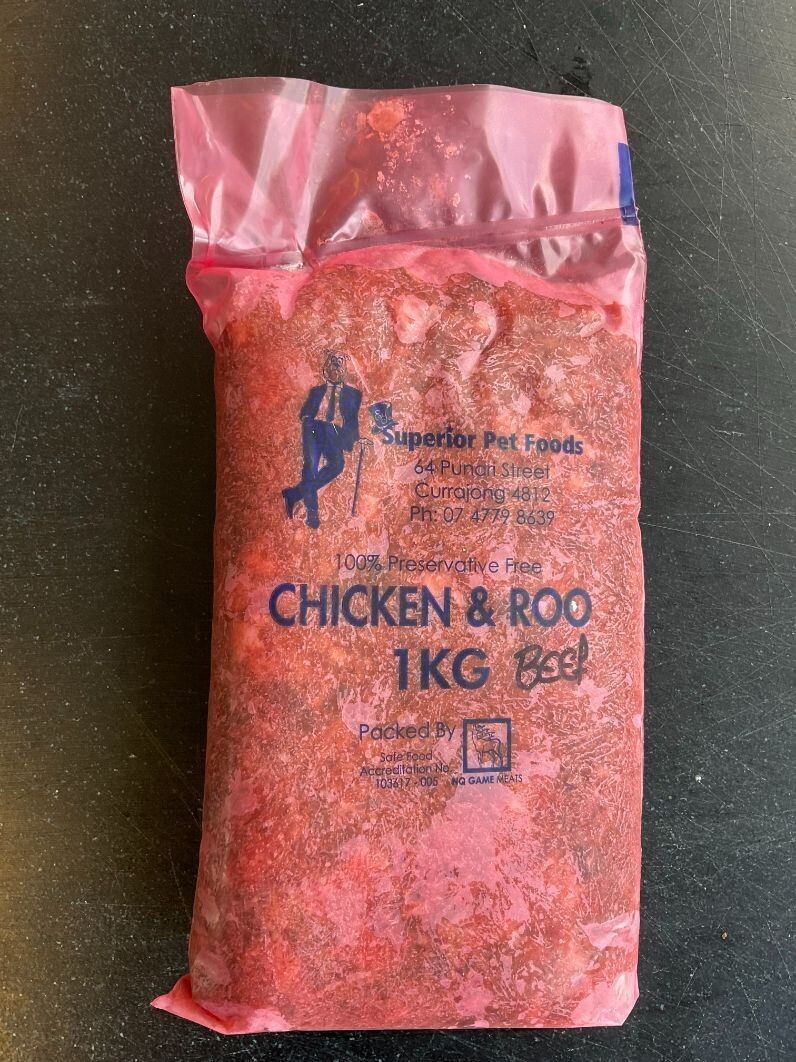 Chicken/Roo/Beef Mince 1kg