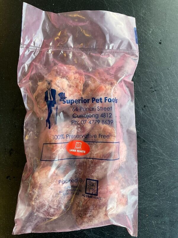 Lamb Hearts 1kg