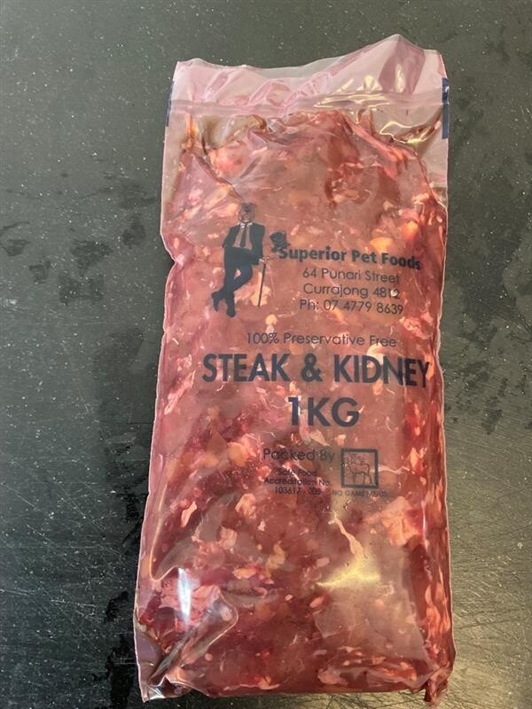 Steak and Kidney Mince 1kg