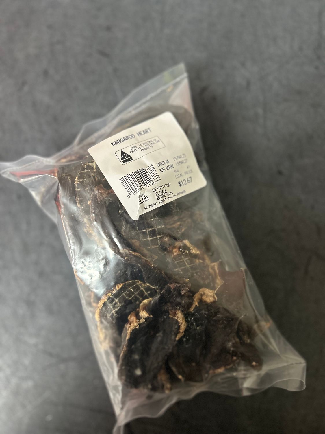 Dried Kangaroo Heart