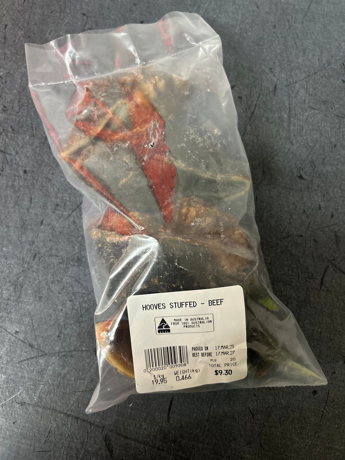 Dried Hooves Stuffed with Beef