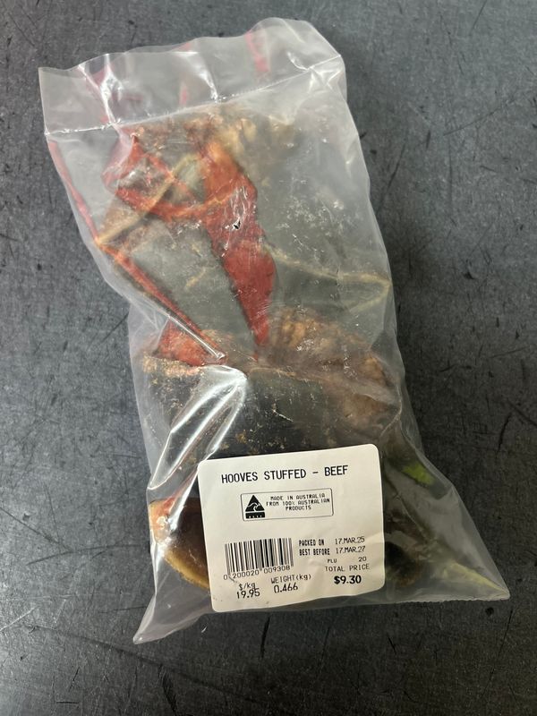 Dried Hooves Stuffed with Beef