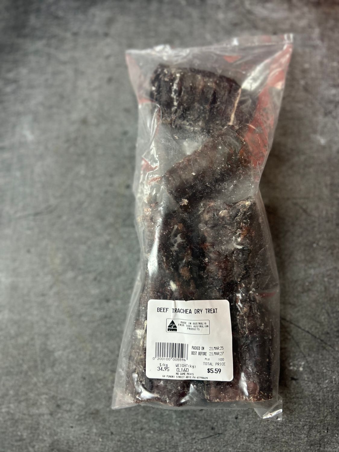 Dried Beef Tracheas