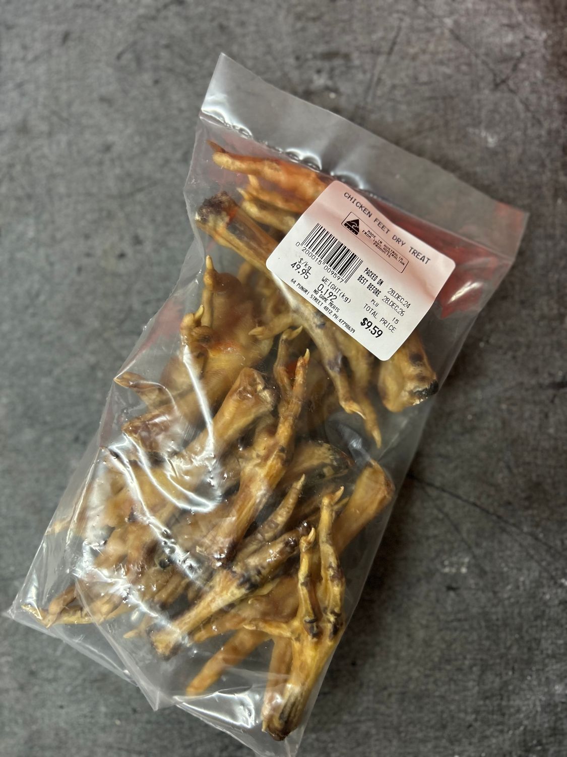 Dried Chicken Feet