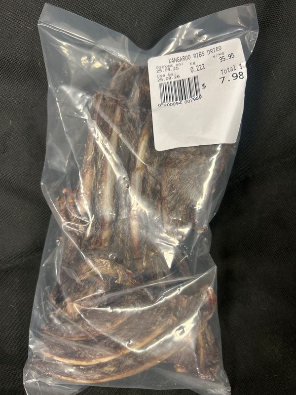 Dried Roo Ribs