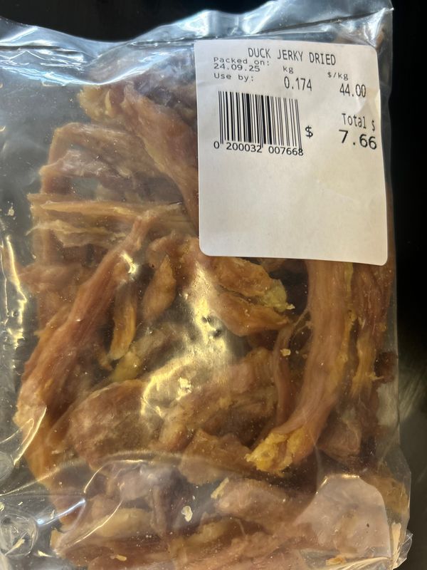 Dried Duck Jerky