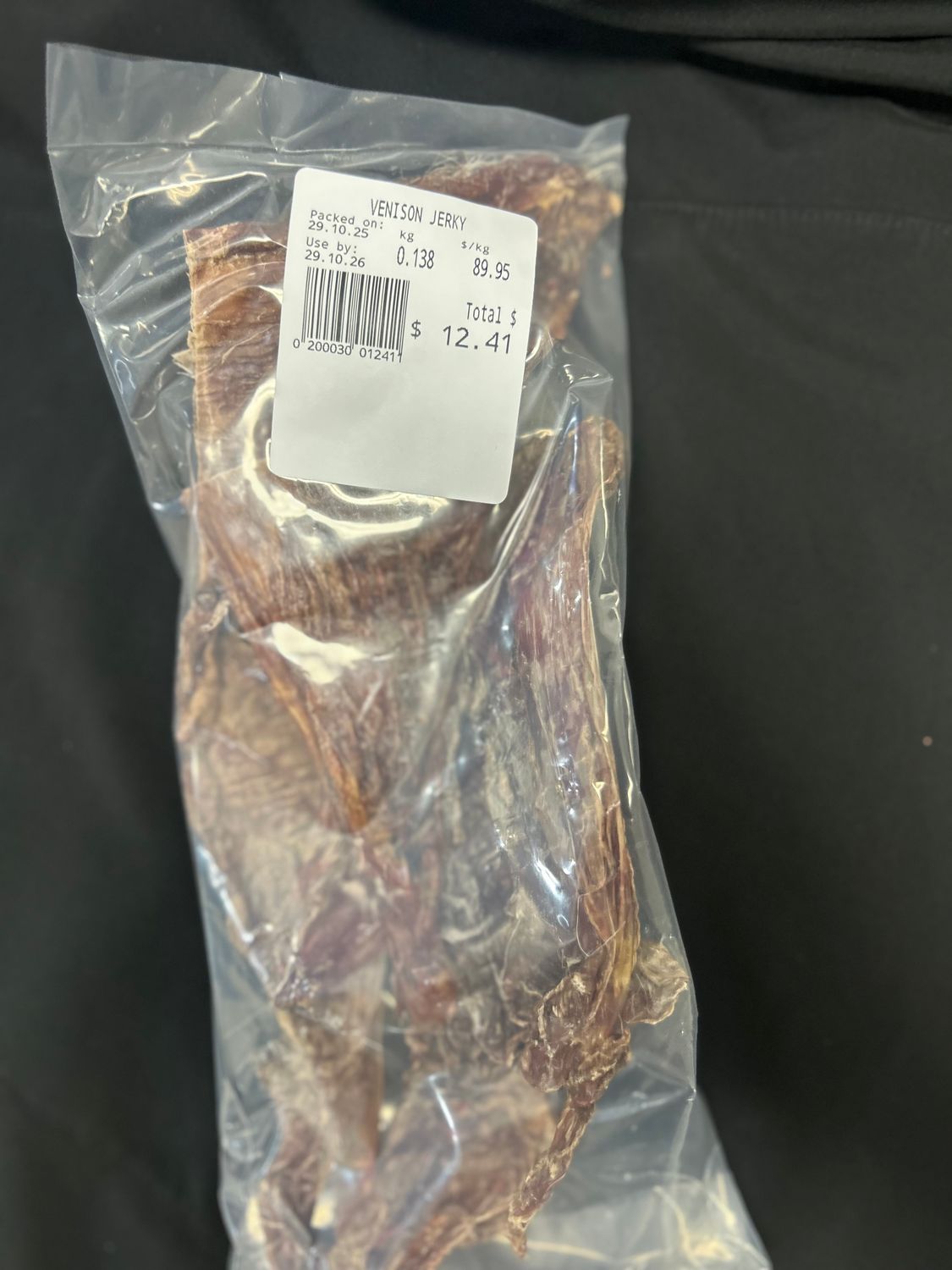 Dried Venison Jerky