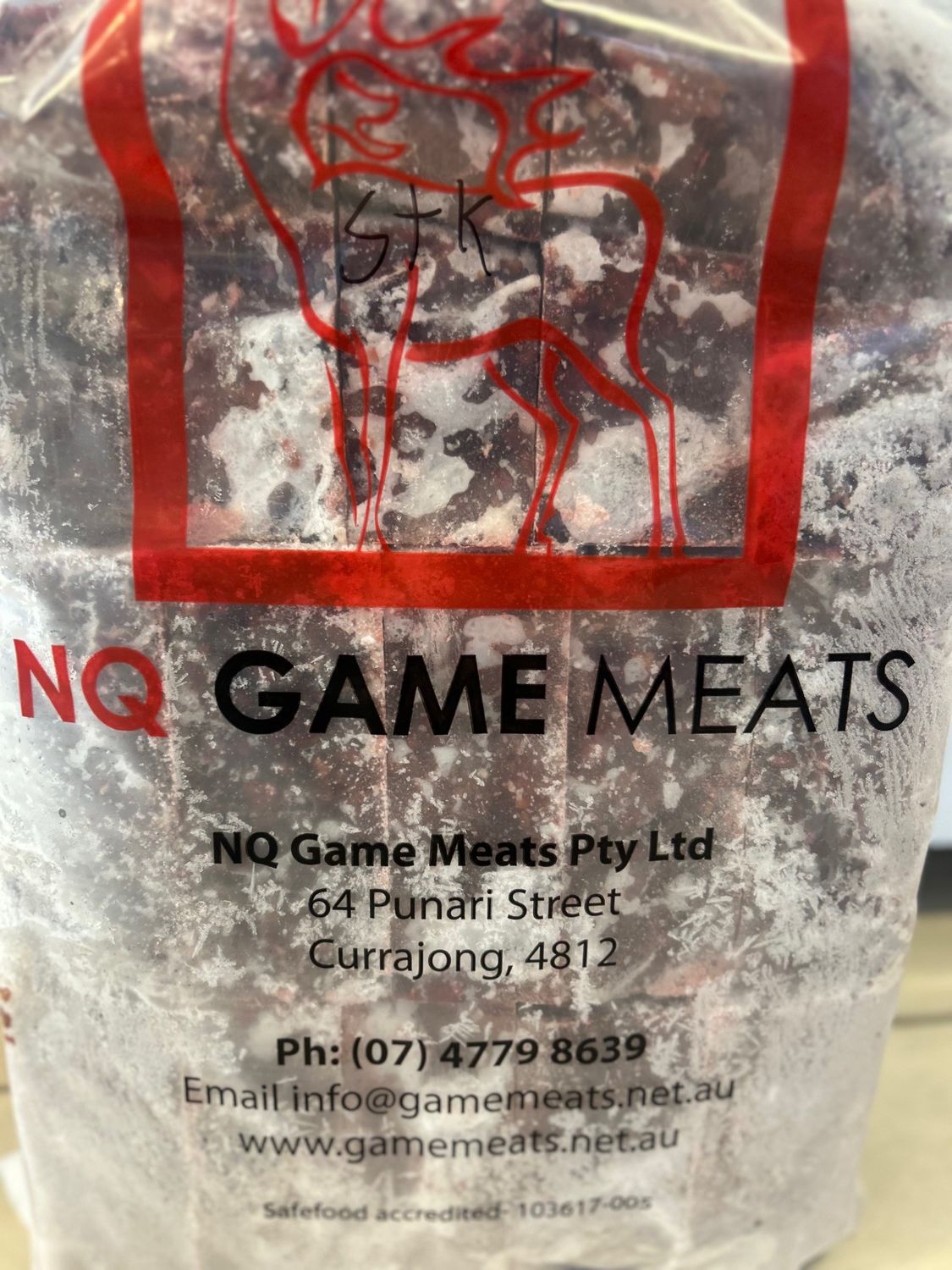 Steak and Kidney Mince 20kg