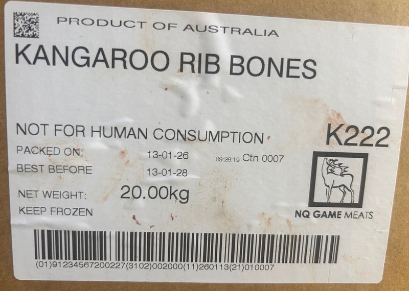Crab Bait 20kg Rib Bones