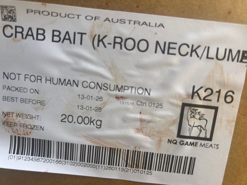 Crab Bait 20kg Neck & Lumbar