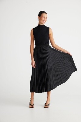 Alias Pleated Skirt - Black