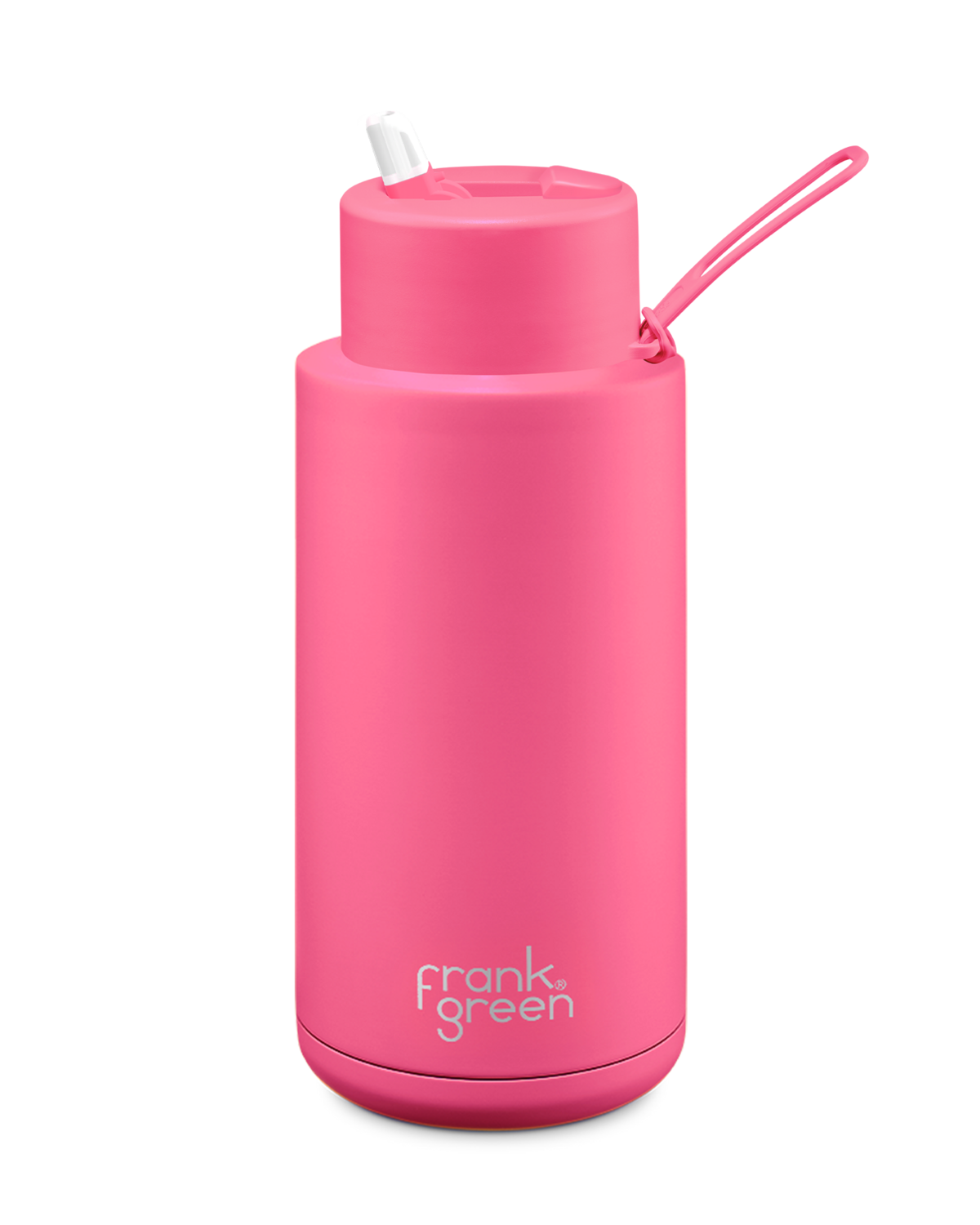 Frank Green 1L /34oz Stainless Steel Ceramic - Neon Pink