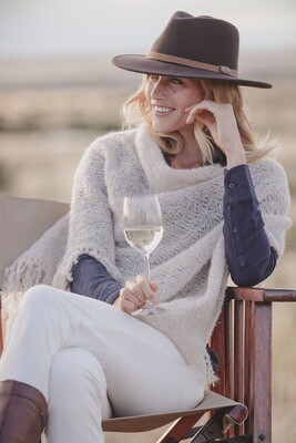 KAROO RANCHING Mohair Poncho