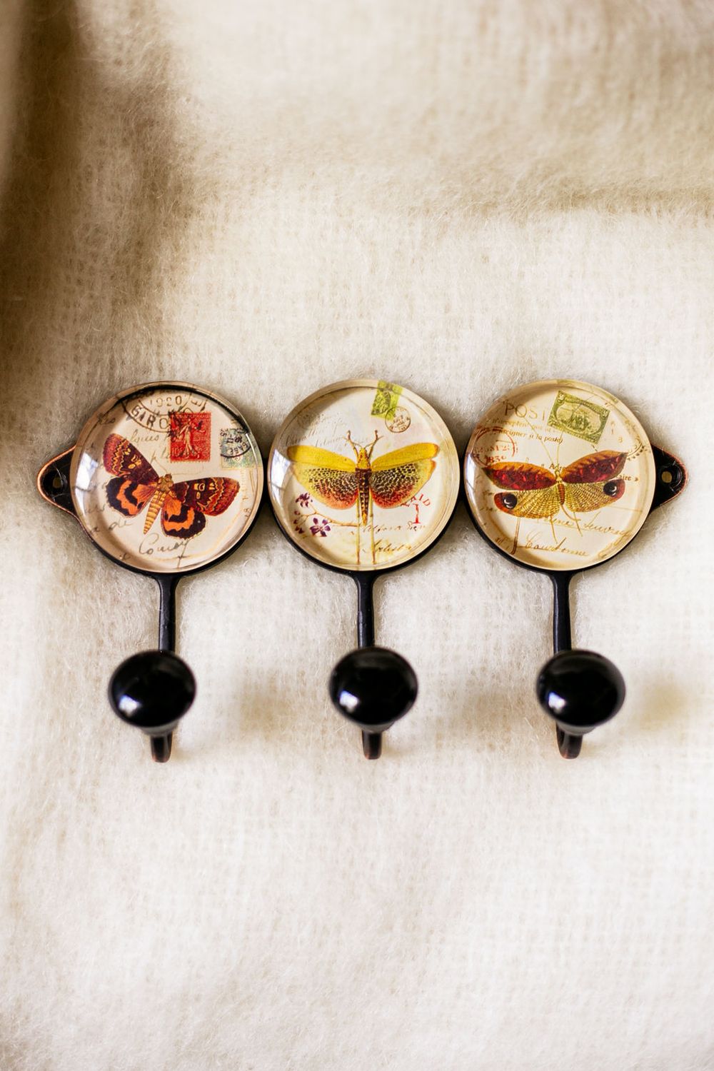 3 x Butterfly Hooks