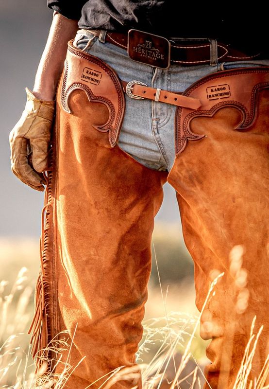 KAROO RANCHING Full Leather Chaps - Unisex