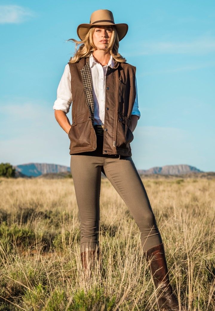 KAROO RANCHING Oilskin Waistcoat - Unisex KAROO RANCHING Oilskin Waistcoat - Unisex