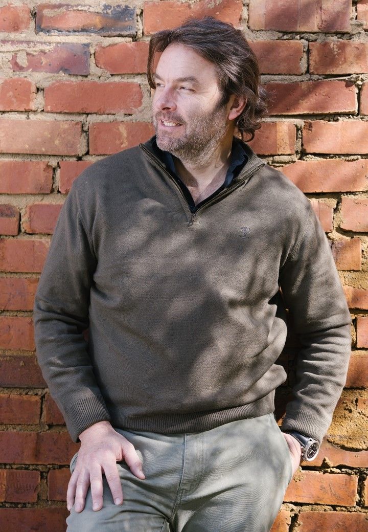 100% MENS WOOL JERSEY - 1/4 Zip