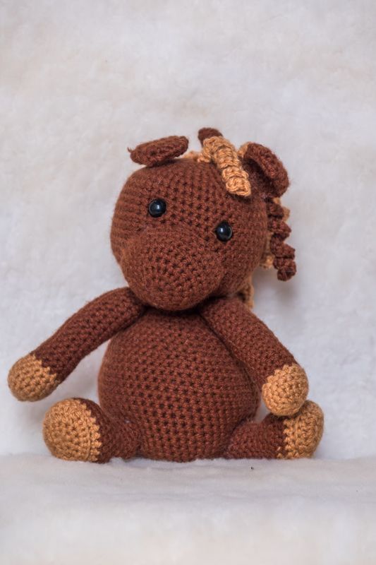 KAROO RANCHING Wool Knitted Animal - COOKIE