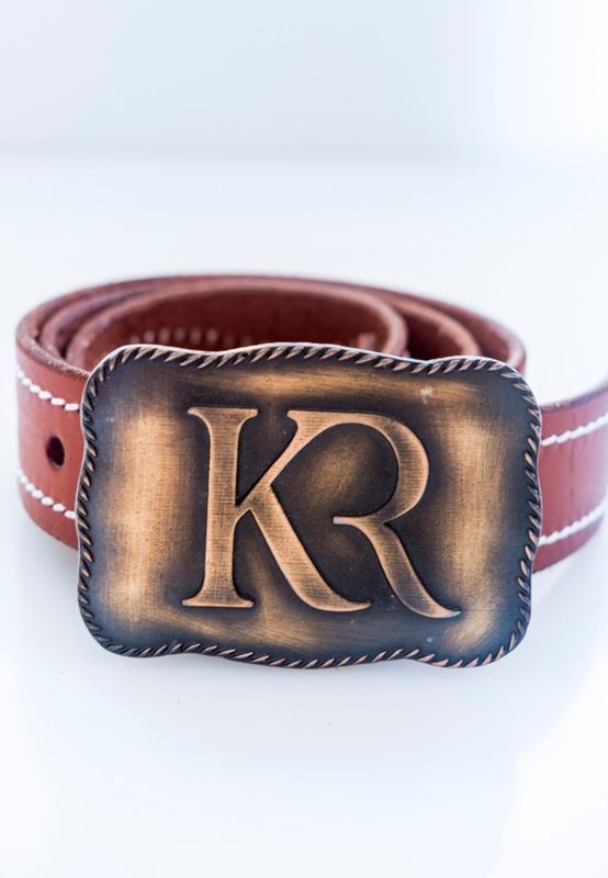 KAROO RANCHING KR Belt Buckle KAROO RANCHING KR Belt Buckle