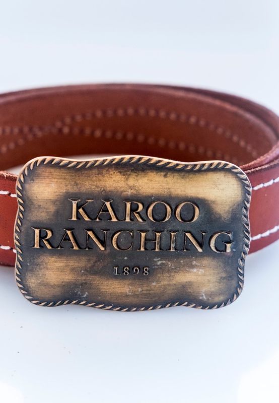 KAROO RANCHING 1891 Belt Buckle KAROO RANCHING 1891 Belt Buckle
