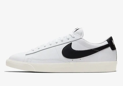 The Nike Blazer Low Goes For The Classic White/Black Appeal