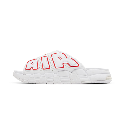 Nike Air More Uptempo Slide &#39;White Red&#39;