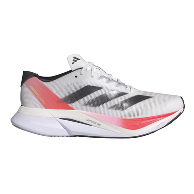 adidas Adizero Boston 12 &#39;White Aurora Solar Red&#39;