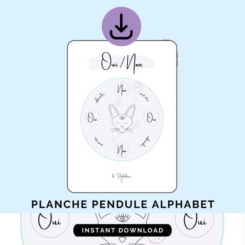 PLANCHE PENDULE OUI NON