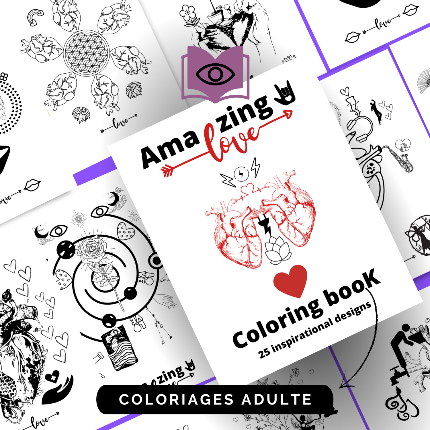 AMAZING LOVE - LIVRE DE COLORIAGE