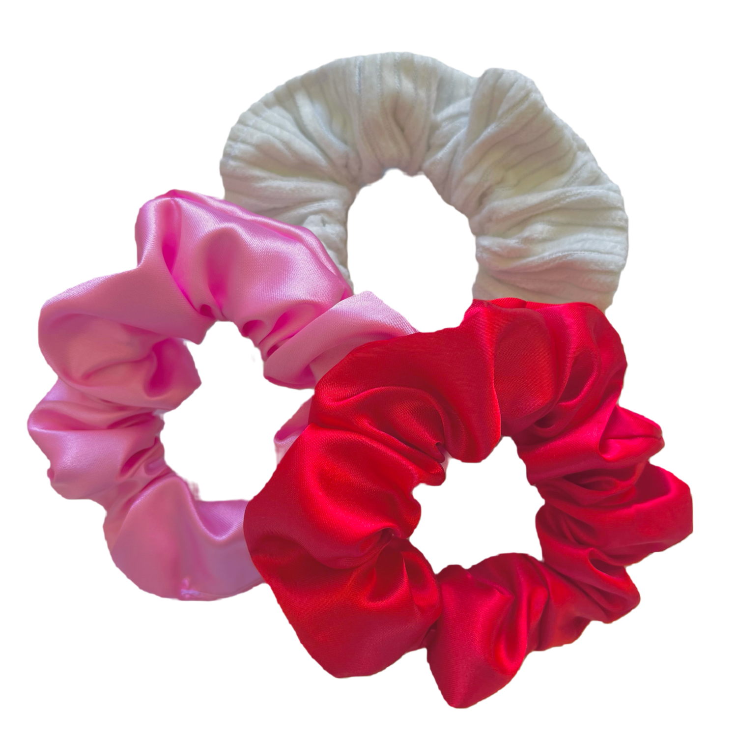VALENTINES SCRUNCHIES