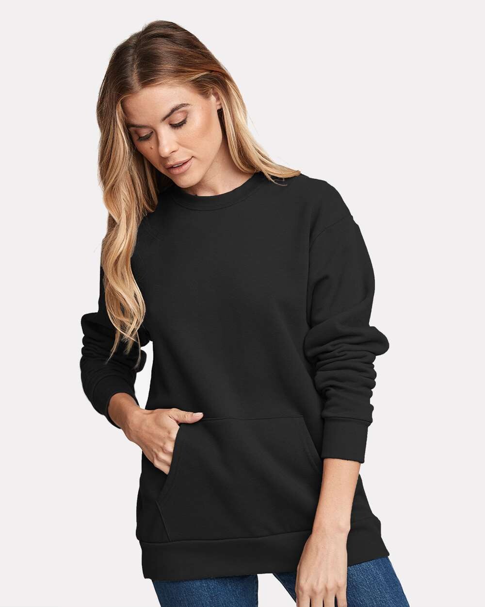 Next Level Unisex Santa Cruz Pocket Sweatshirt
