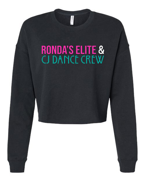 Lightweight Crop Crewneck Sweatshirt