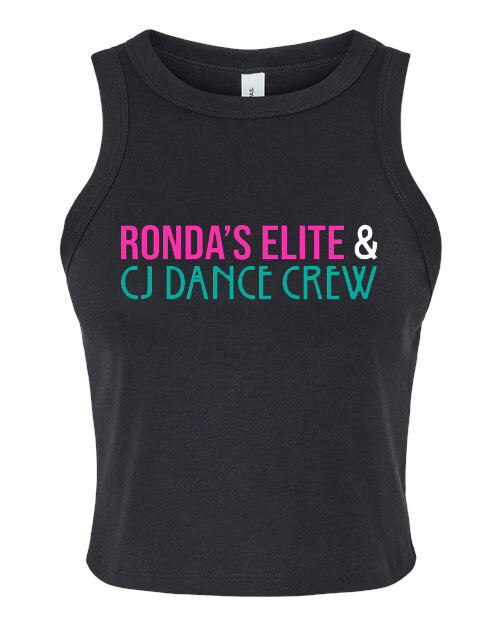 Bella+Canvas Micro Rib Crop Tank