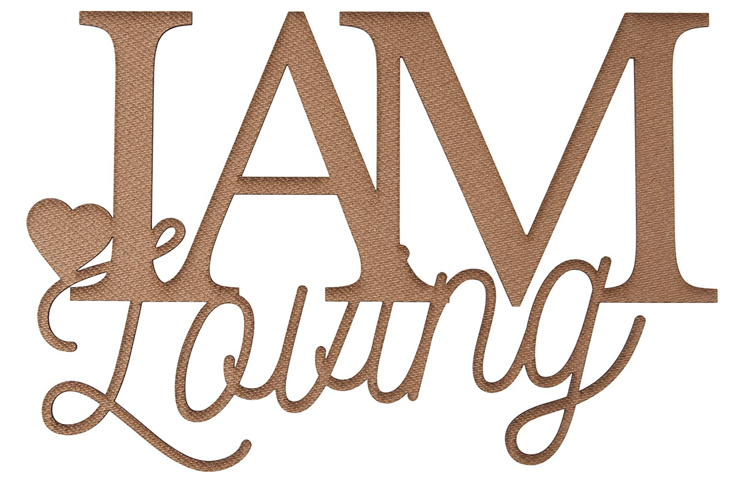 Thought Essence I AM Loving Wood Sign
