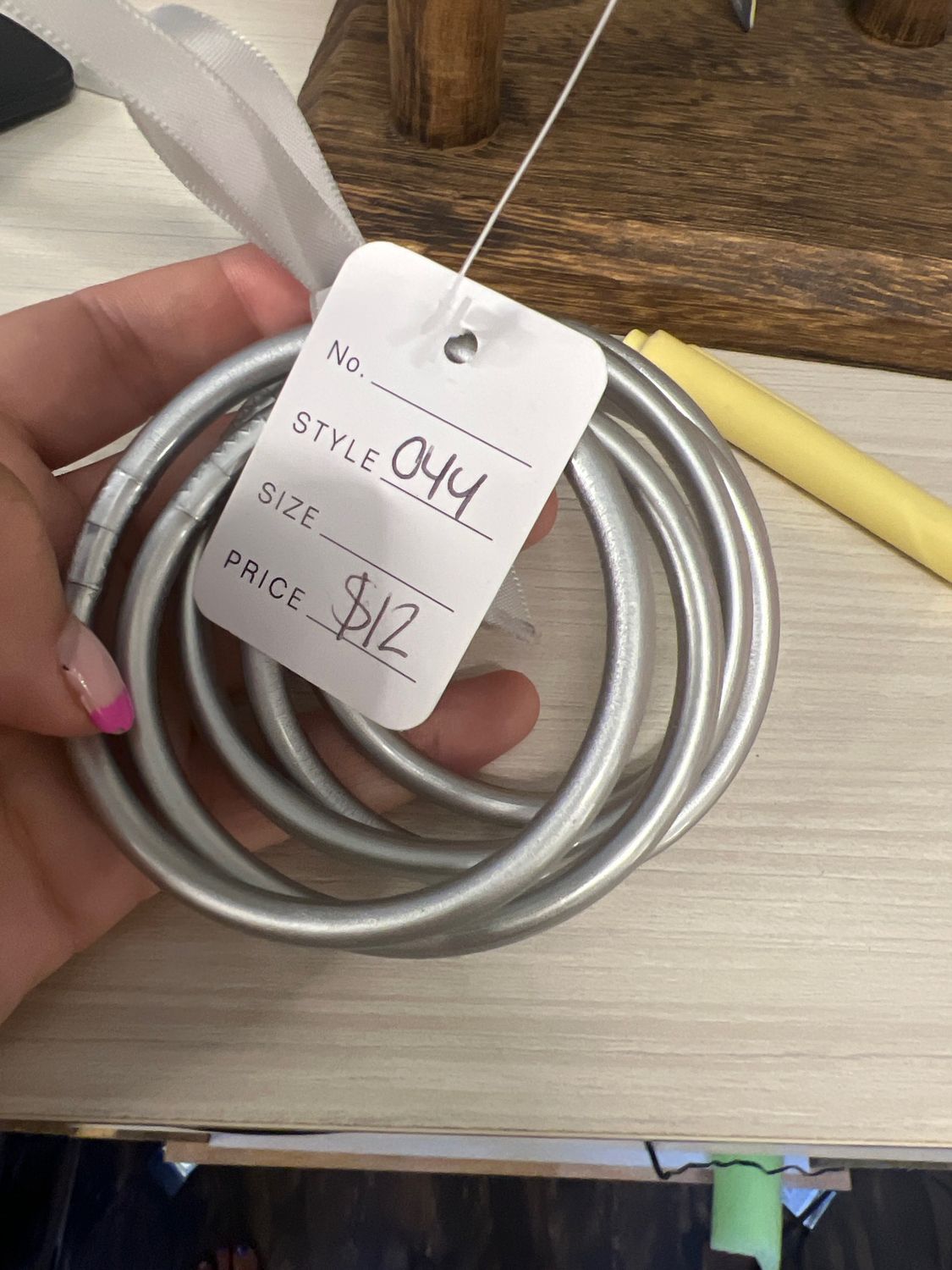 Silver Stackable Bracelet Set