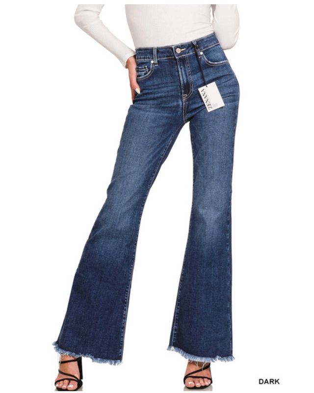 Zenana High Rise Bell Bottom Jeans